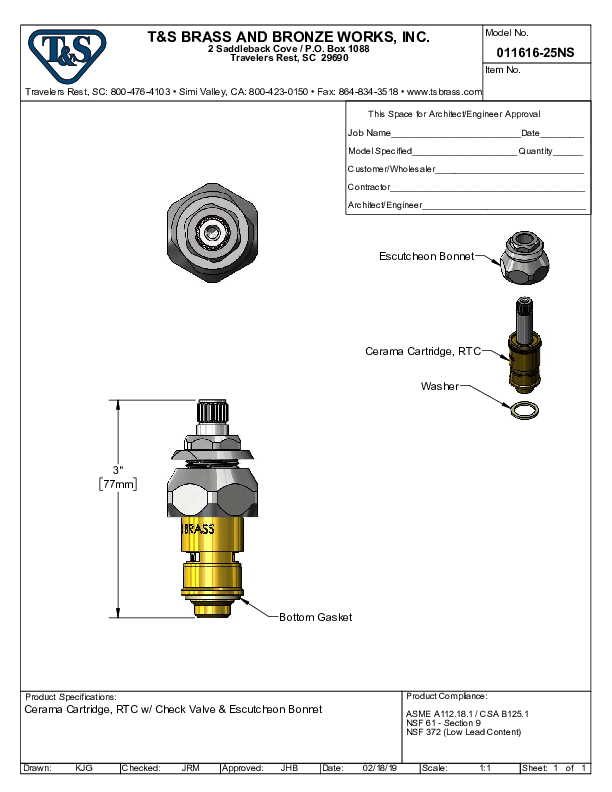 Cutsheet