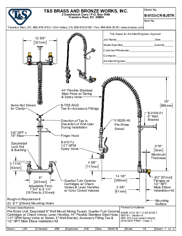 Cutsheet