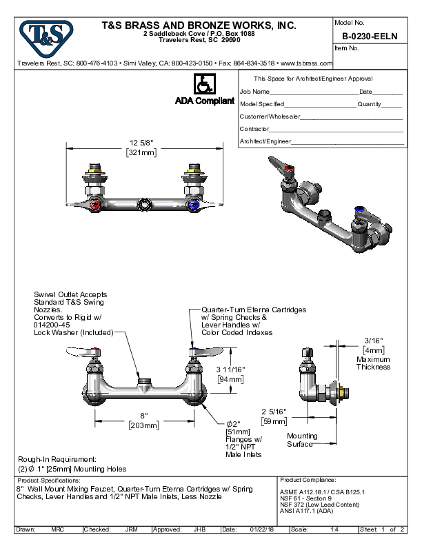 Cutsheet