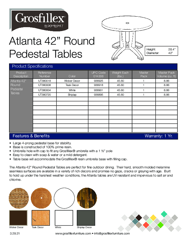 Cutsheet