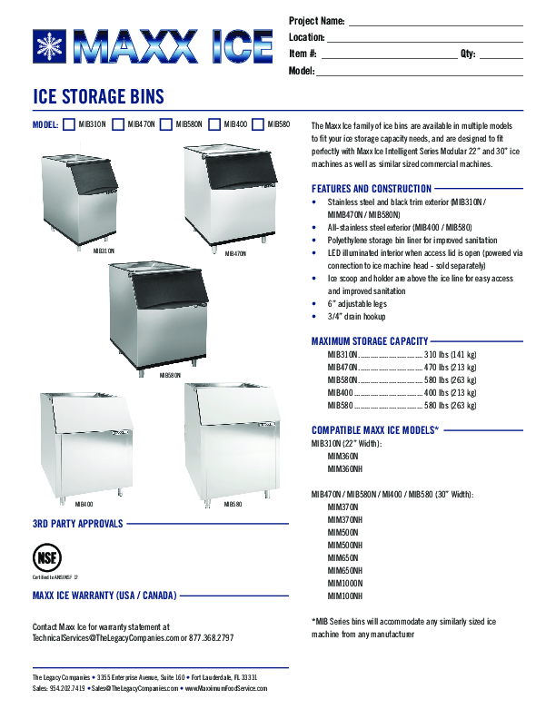 Cutsheet