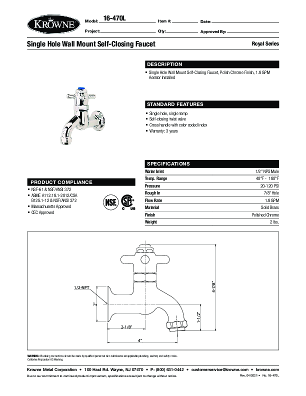 Cutsheet