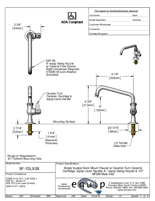 Cutsheet