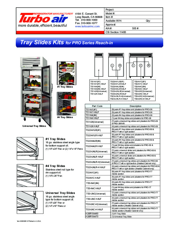 Cutsheet