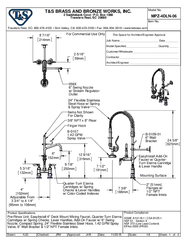 Cutsheet