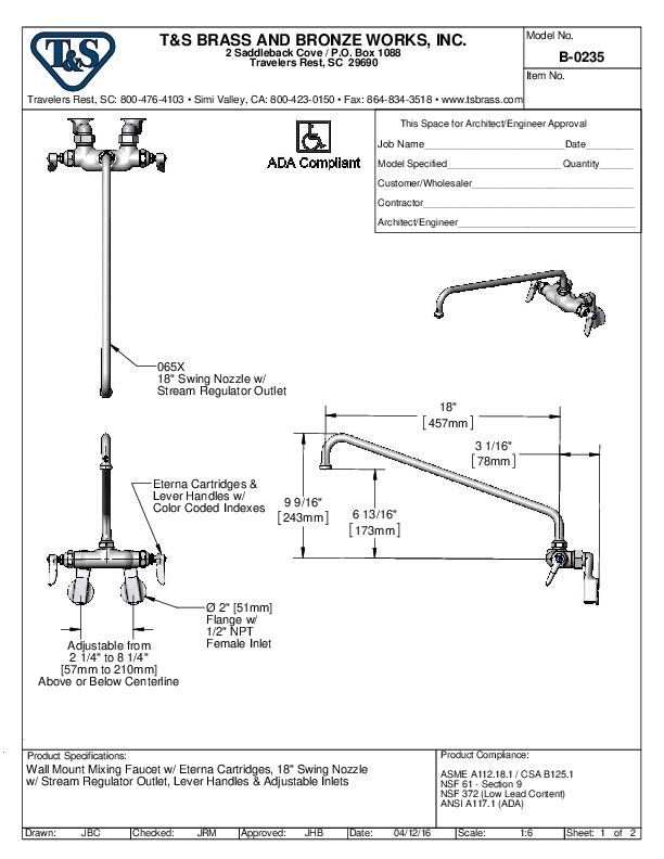 Cutsheet