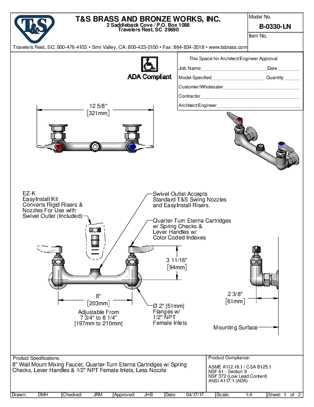 Cutsheet