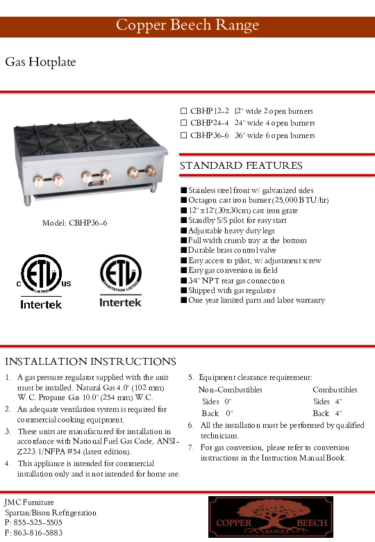 Cutsheet