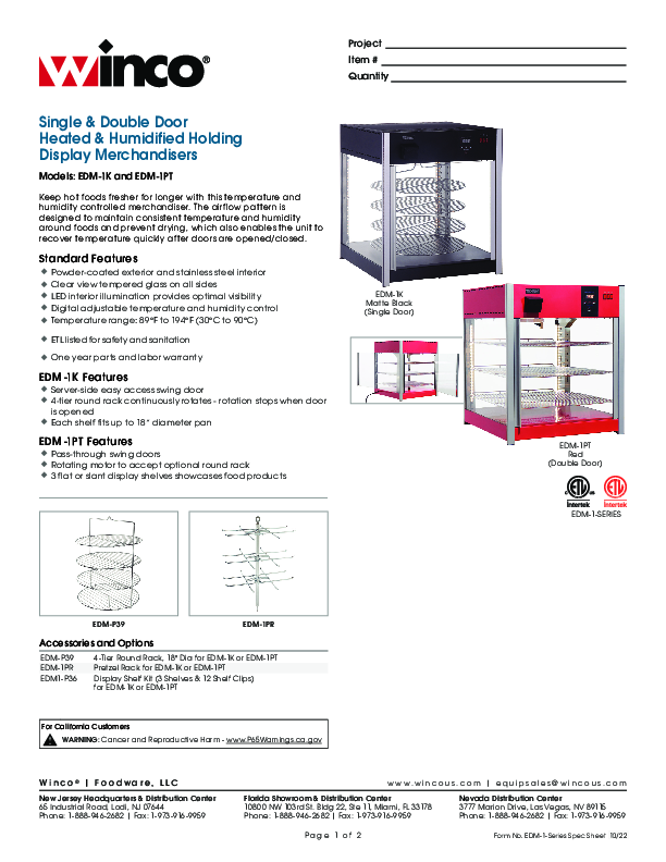 Cutsheet