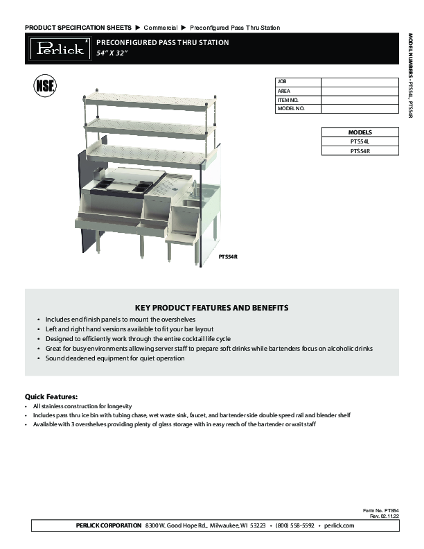 Cutsheet