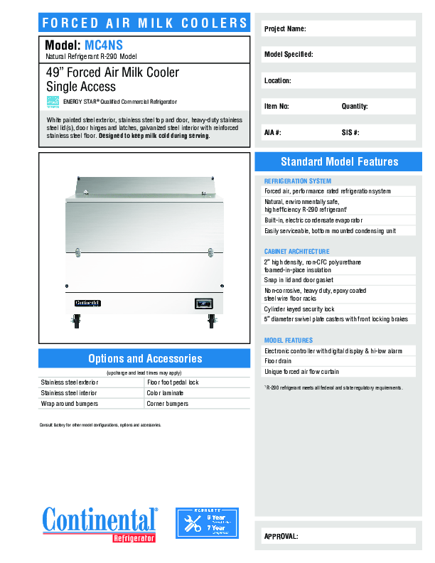 Cutsheet