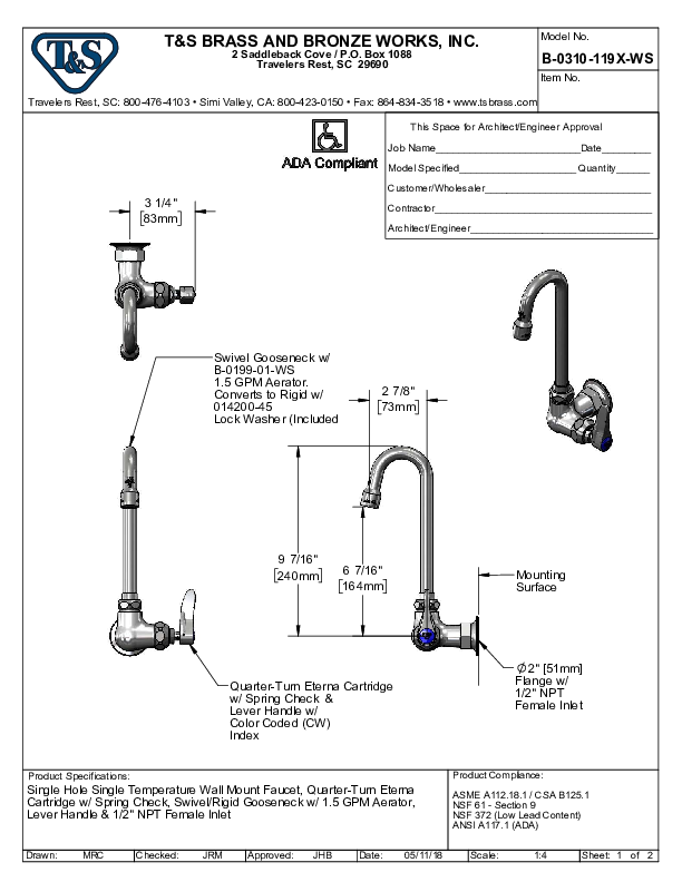 Cutsheet