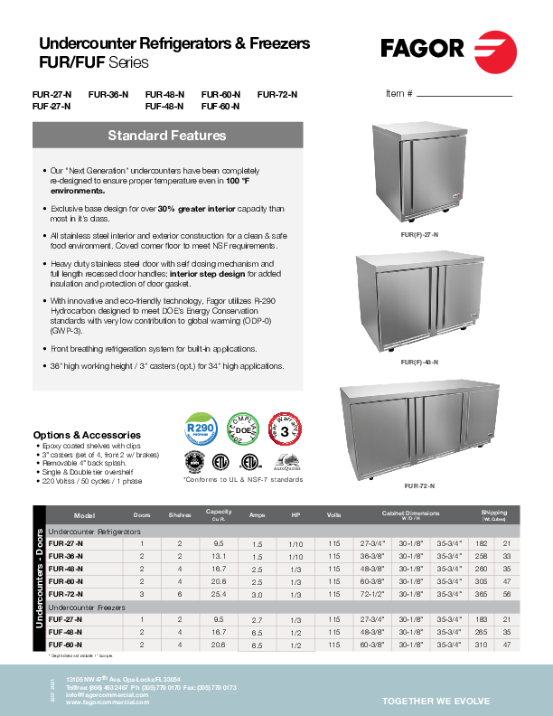 Cutsheet