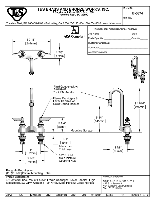 Cutsheet