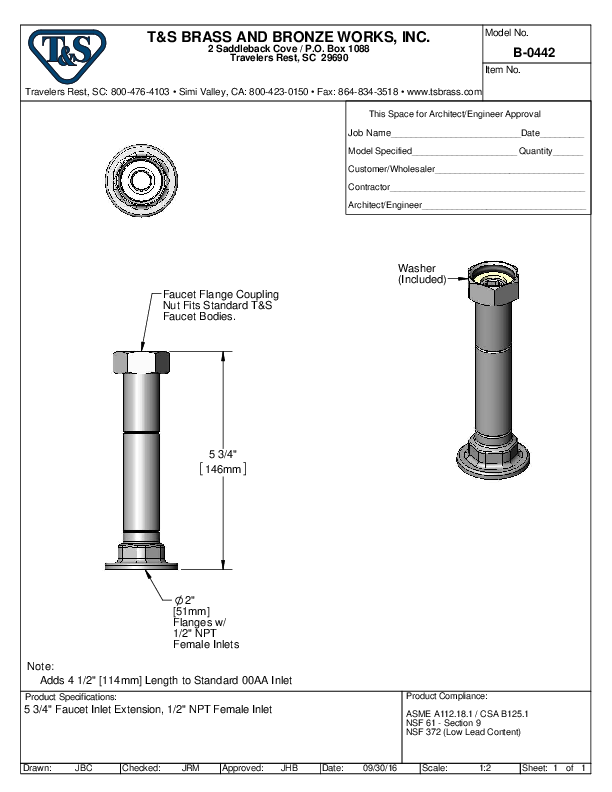 Cutsheet