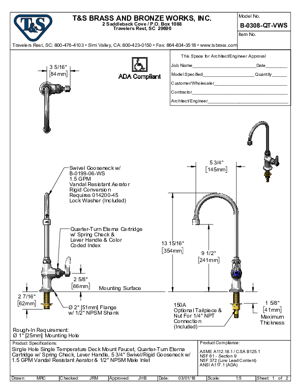 Cutsheet