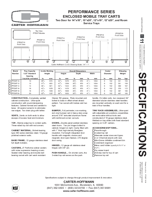 Cutsheet