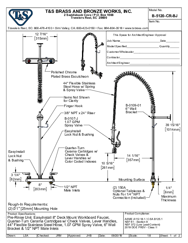 Cutsheet