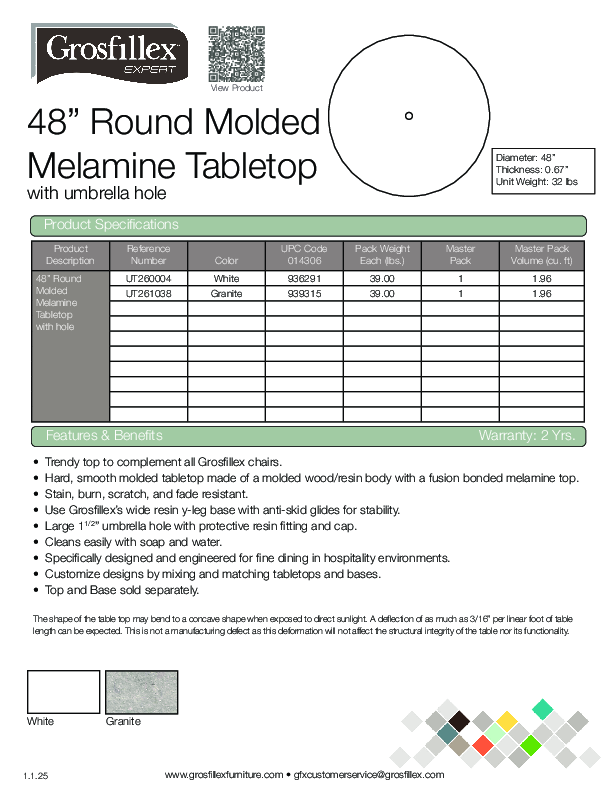 Cutsheet