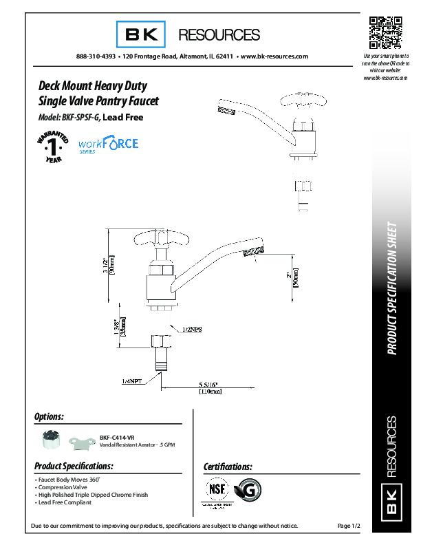 Cutsheet