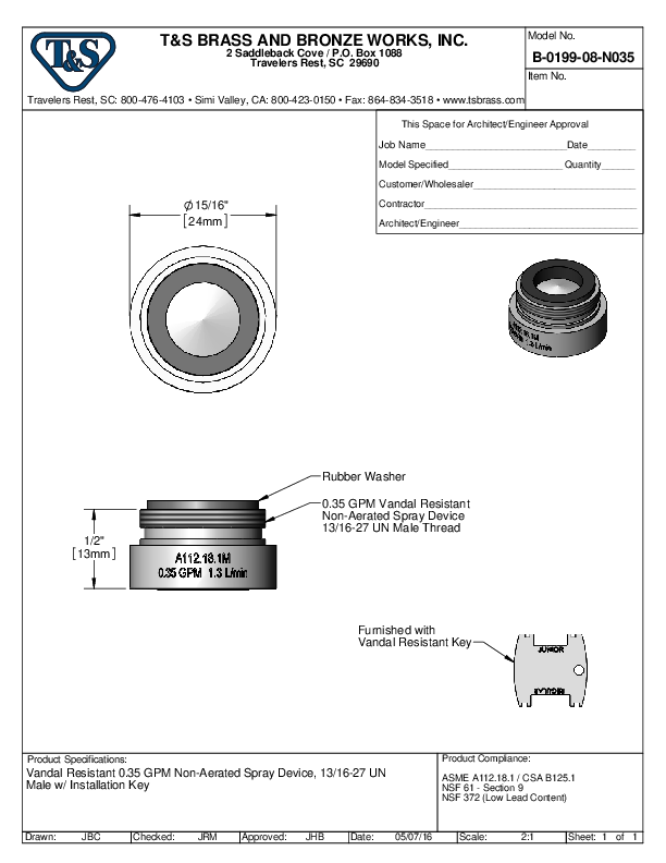 Cutsheet