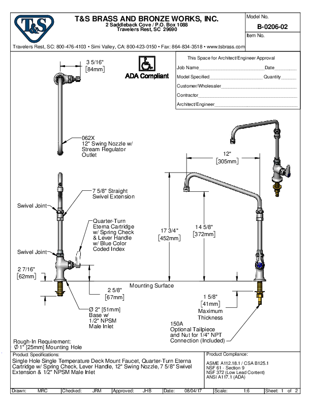 Cutsheet