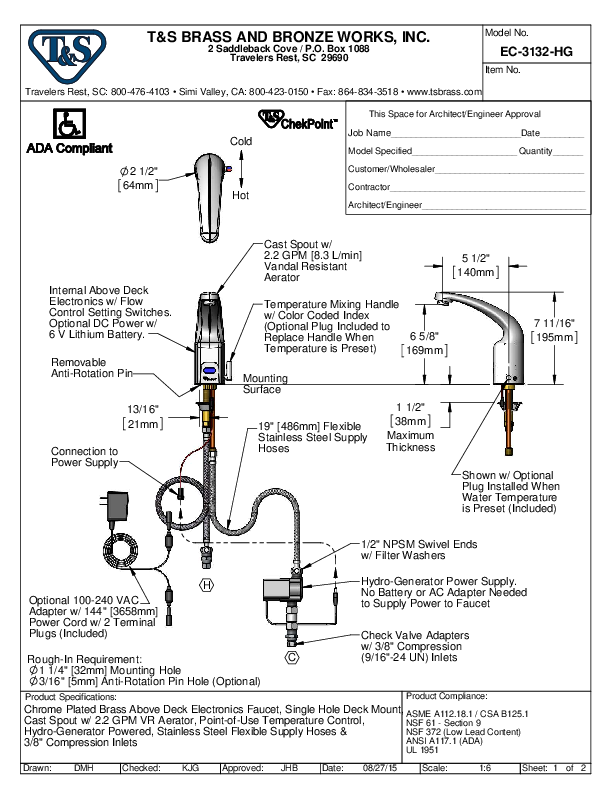 Cutsheet