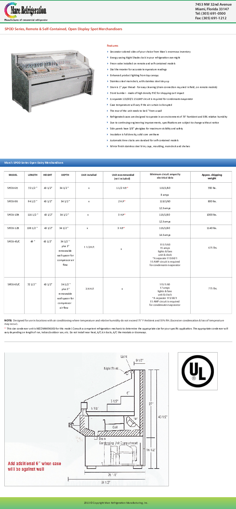 Cutsheet