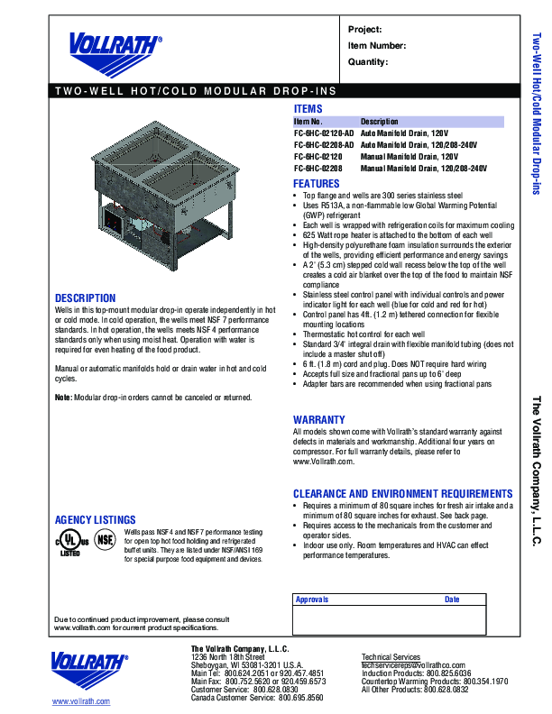 Cutsheet