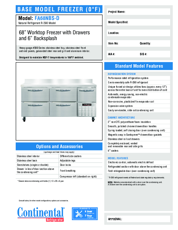 Cutsheet