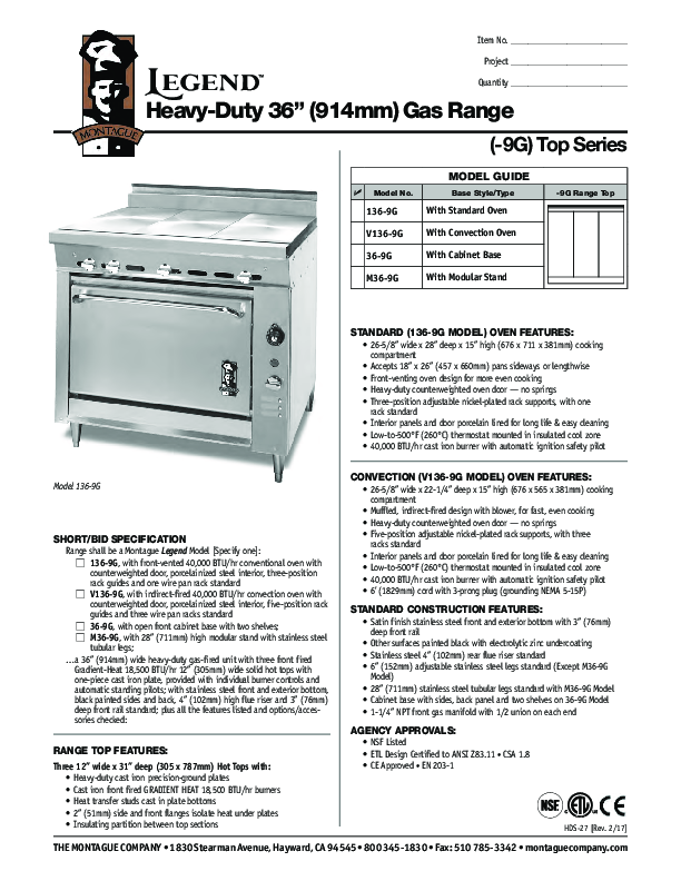 Cutsheet