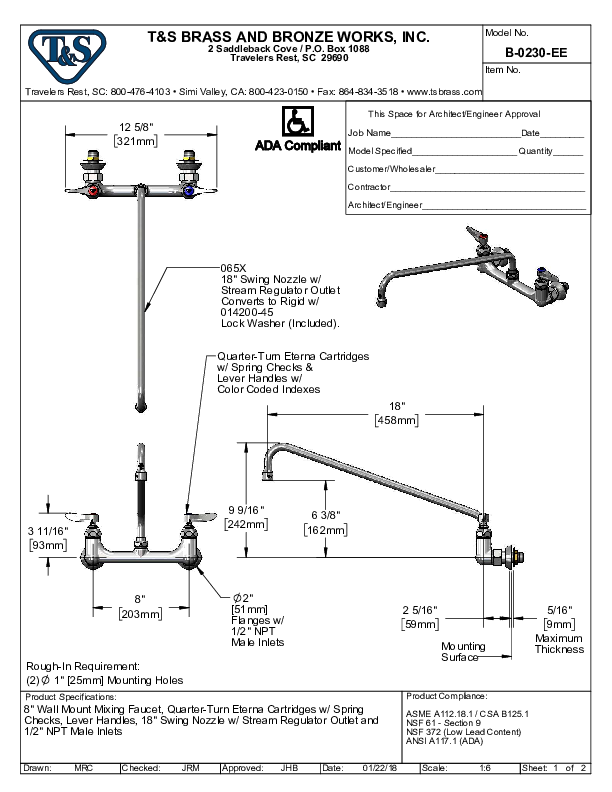 Cutsheet