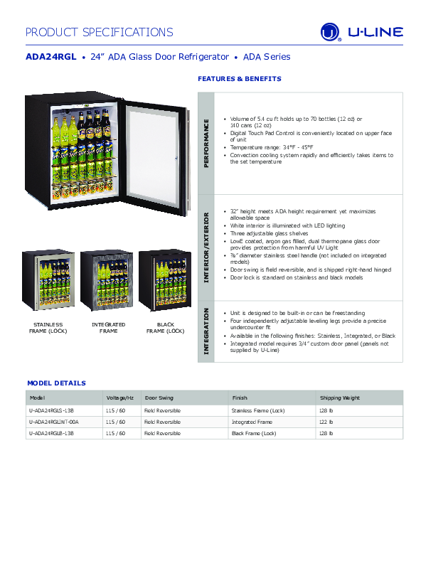 Cutsheet