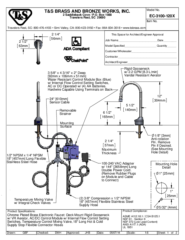 Cutsheet