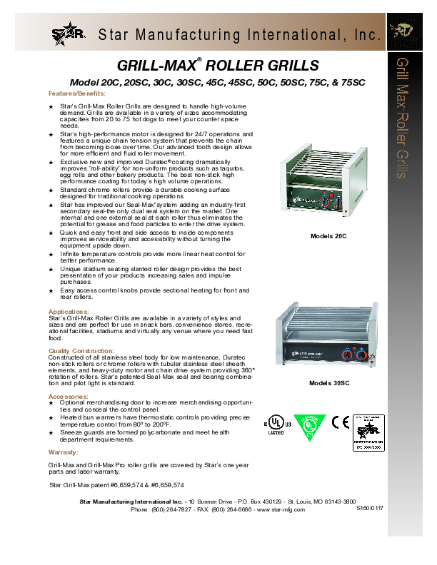 Cutsheet