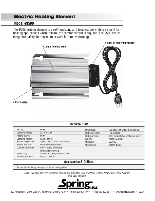 Cutsheet