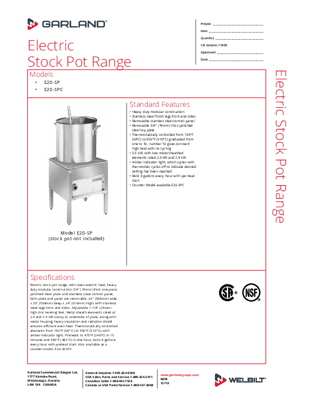 Cutsheet