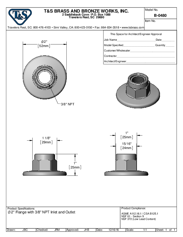 Cutsheet