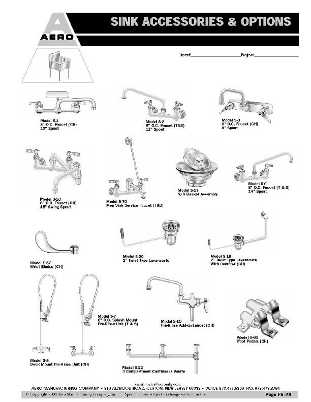 Cutsheet