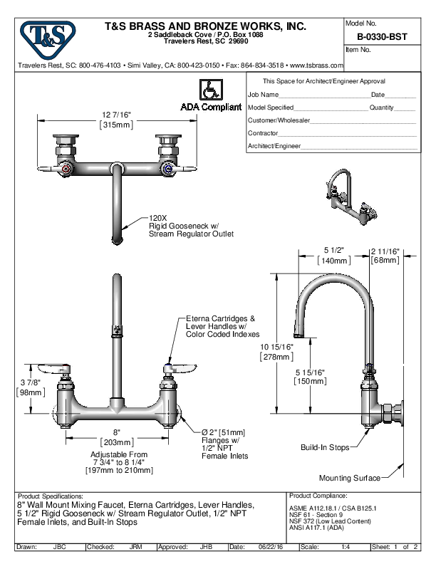 Cutsheet