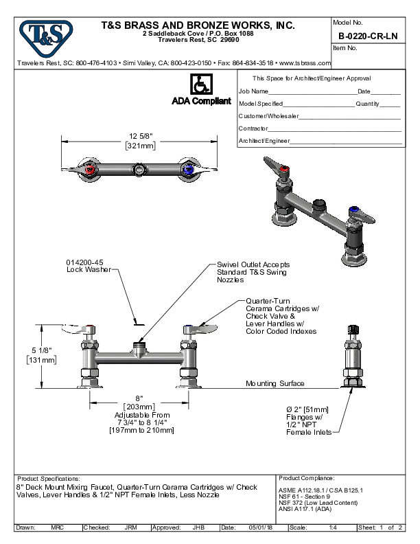 Cutsheet