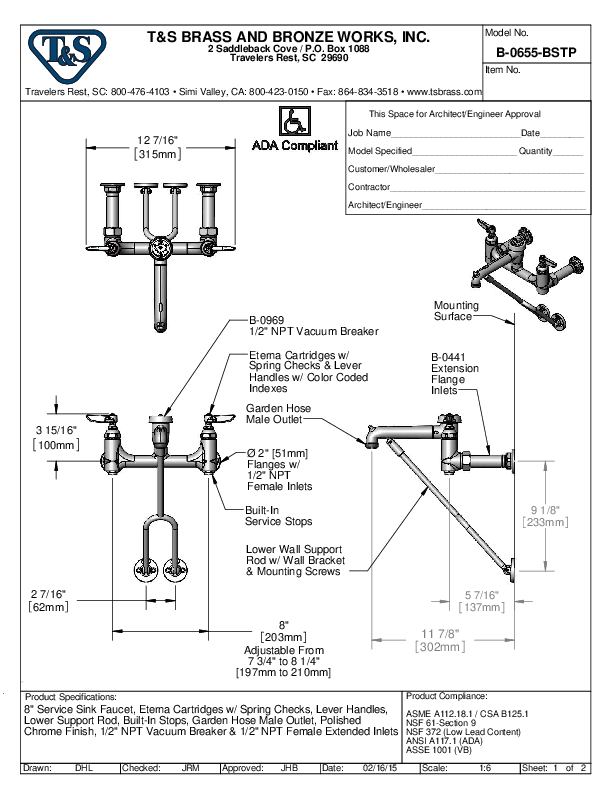 Cutsheet