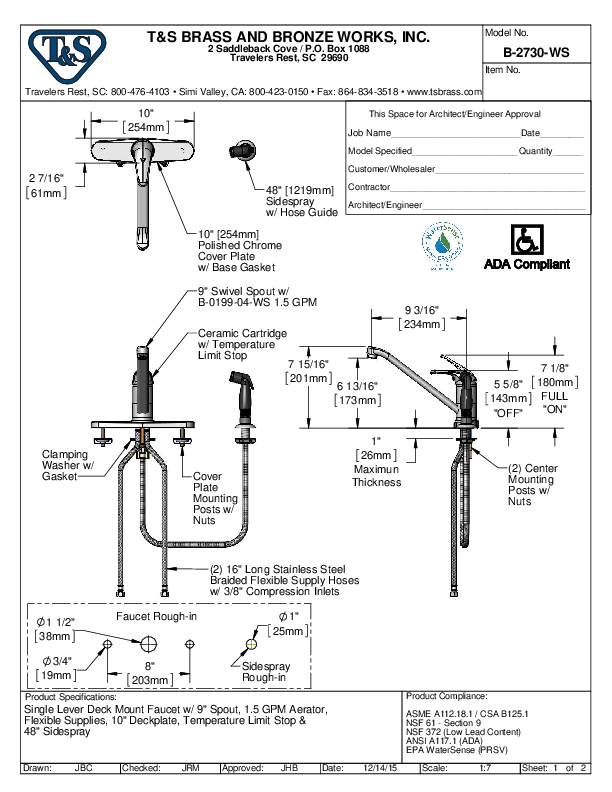 Cutsheet