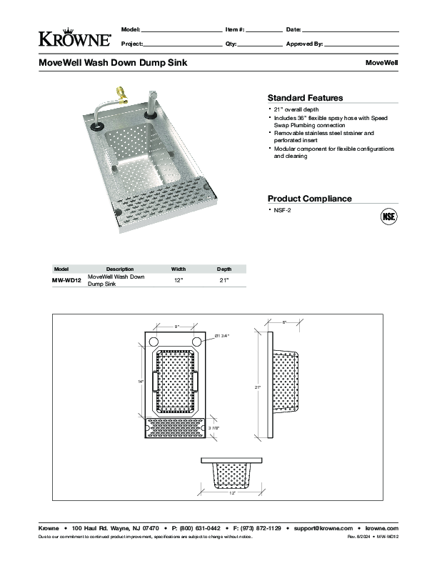 Cutsheet