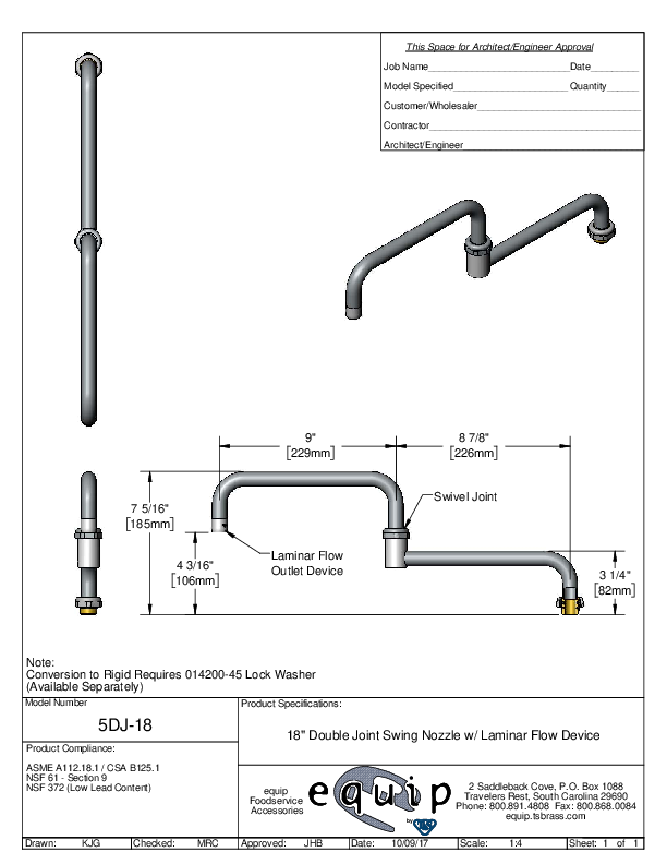 Cutsheet