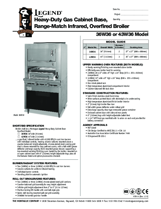 Cutsheet