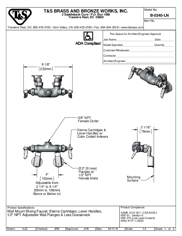 Cutsheet