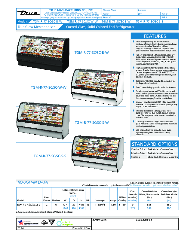 Cutsheet