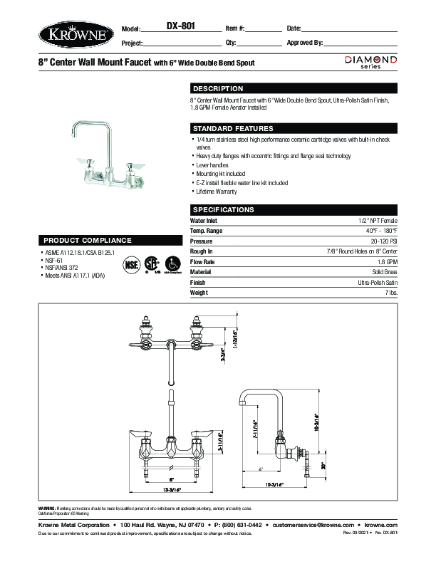 Cutsheet