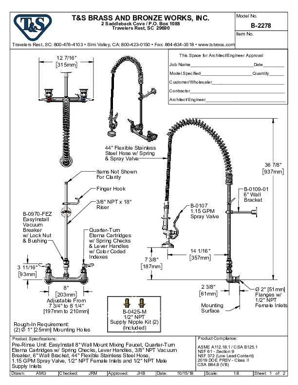 Cutsheet